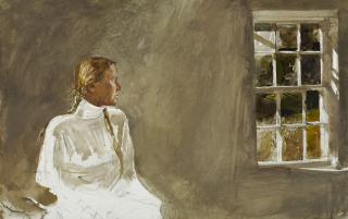 Andrew Wyeth - White Dress