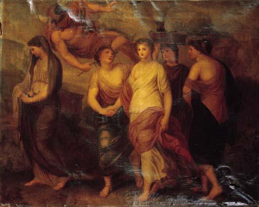 Andries Cornelis Lens - Mercury and Herse