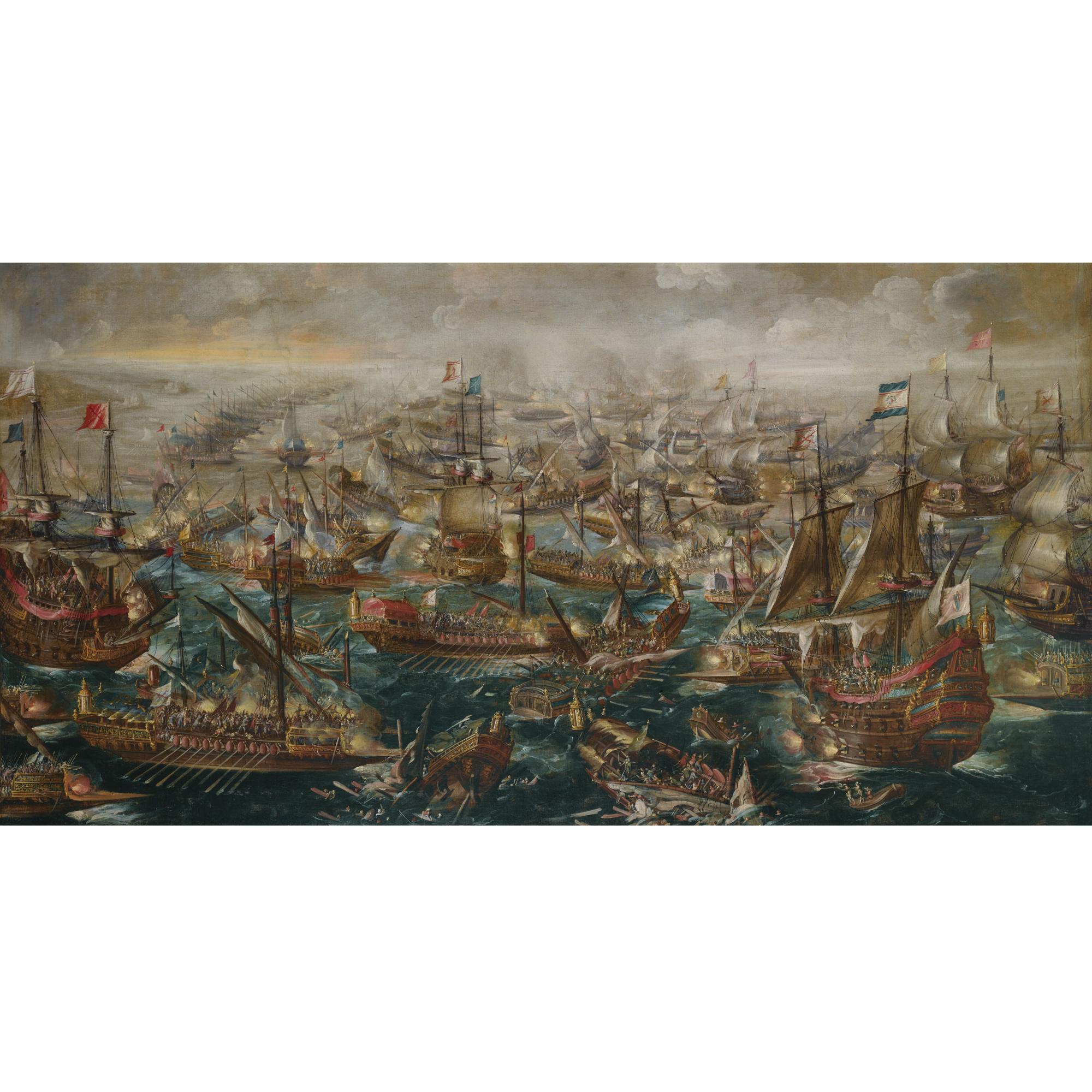 Andries van Eertvelt - The Battle Of Lepanto Of 1571
