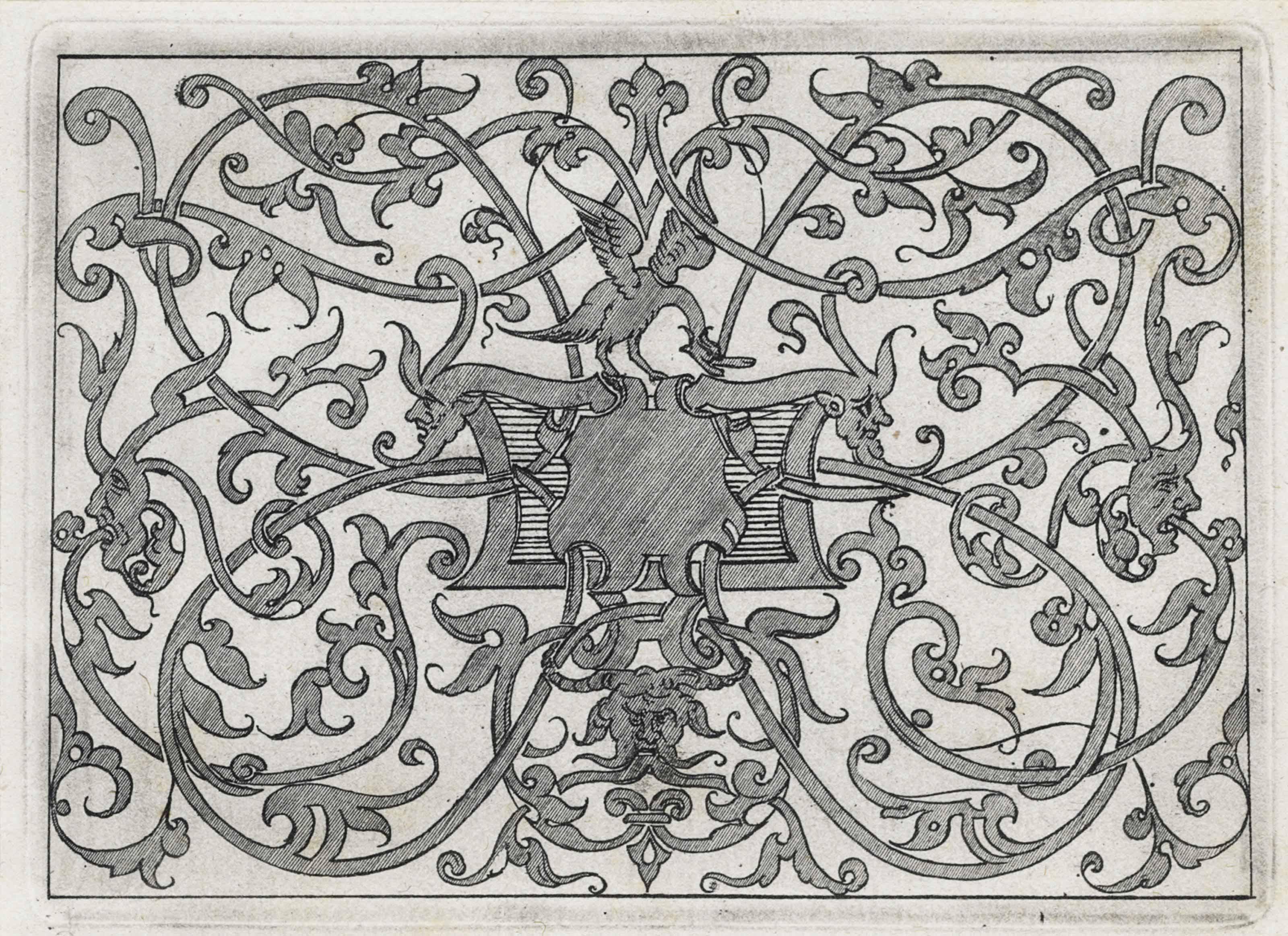 Androuet Du Cerceau, Jacques - Livre contenant passement de moresques trèsutile a toutes gens exercant ledict art (Geymller 321)