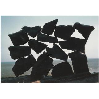 Andy Goldsworthy - Balanced Rocks, About 2½\' In Height - Morecombe Bay.