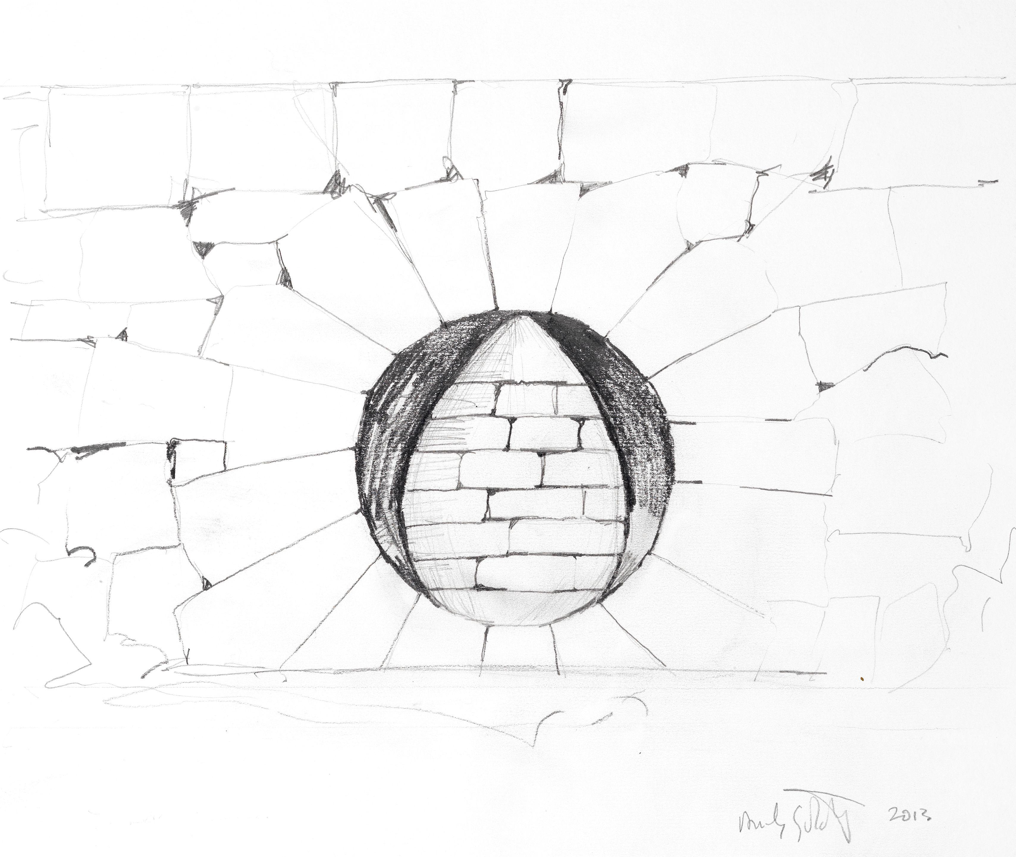 Andy Goldsworthy - Cairn in a Cairn