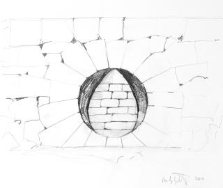 Andy Goldsworthy - Cairn in a Cairn