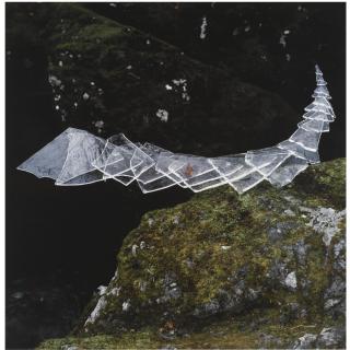 Andy Goldsworthy - Ice, Each Piece Frozen To The Next, Scaur Water, Penpont, Dumfriesshire, 7 January 1987