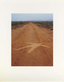Andy Goldsworthy - Returning From Work, Began To Rain, Stopped, Laid Down (Mount Victor, South Australia)