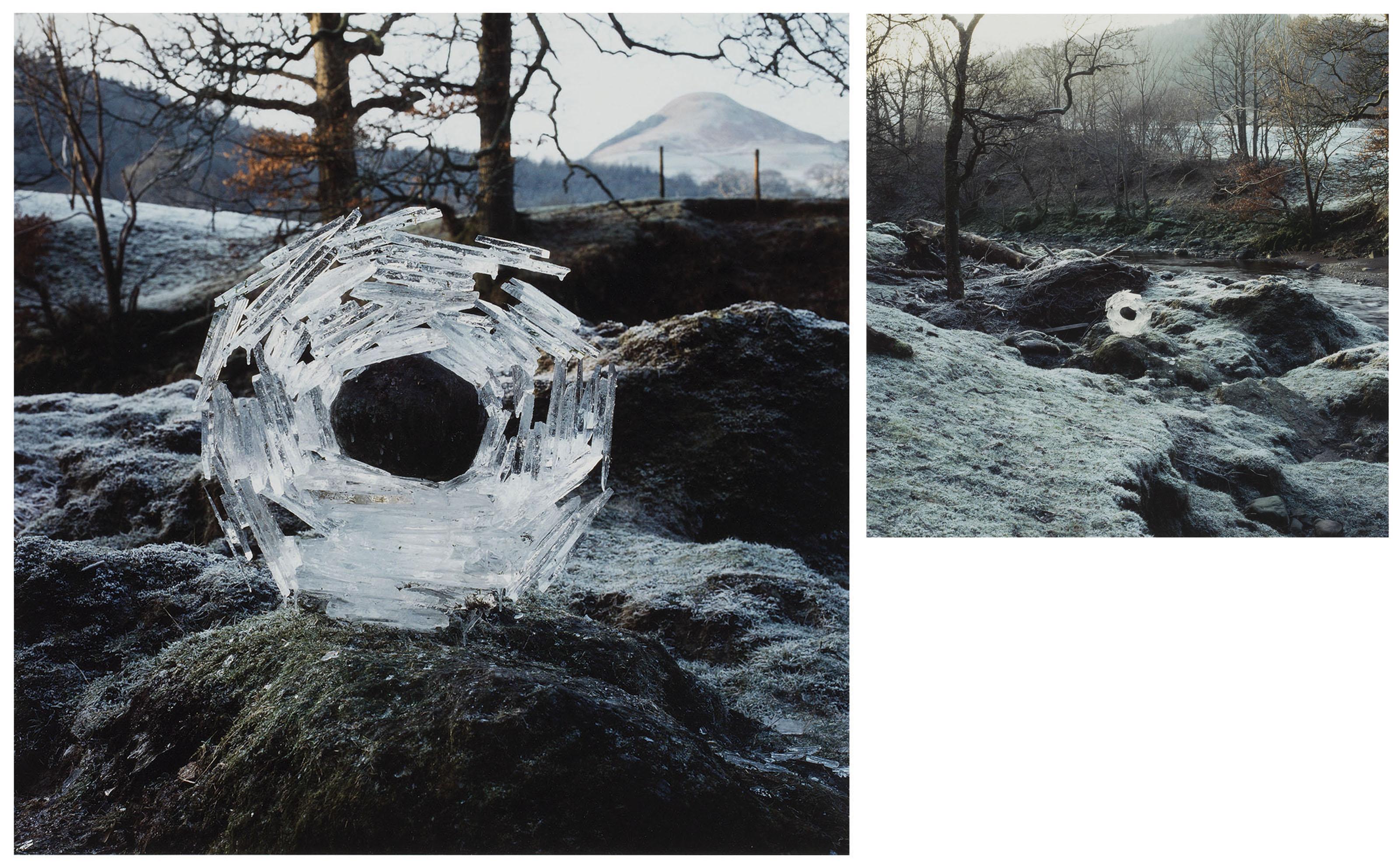Andy Goldsworthy - River Ice Wrapped Around a River Stone