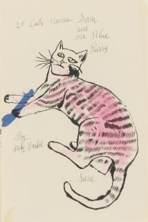 Andy Warhol - 25 Cats Name Sam And One Blue Pussy