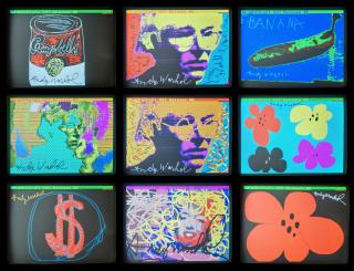 Andy Warhol - 9 animated digital artworks