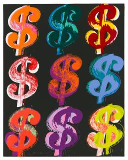 Andy Warhol - $ (9): One Plate