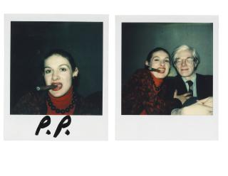 Andy Warhol - Andy and Paloma Picasso, c. 1973