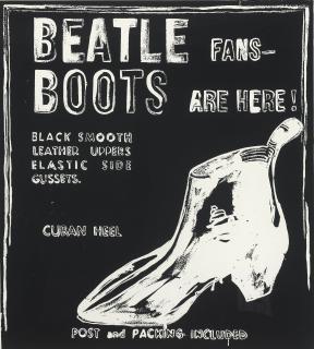 Andy Warhol - Beatle Boots (Negative)