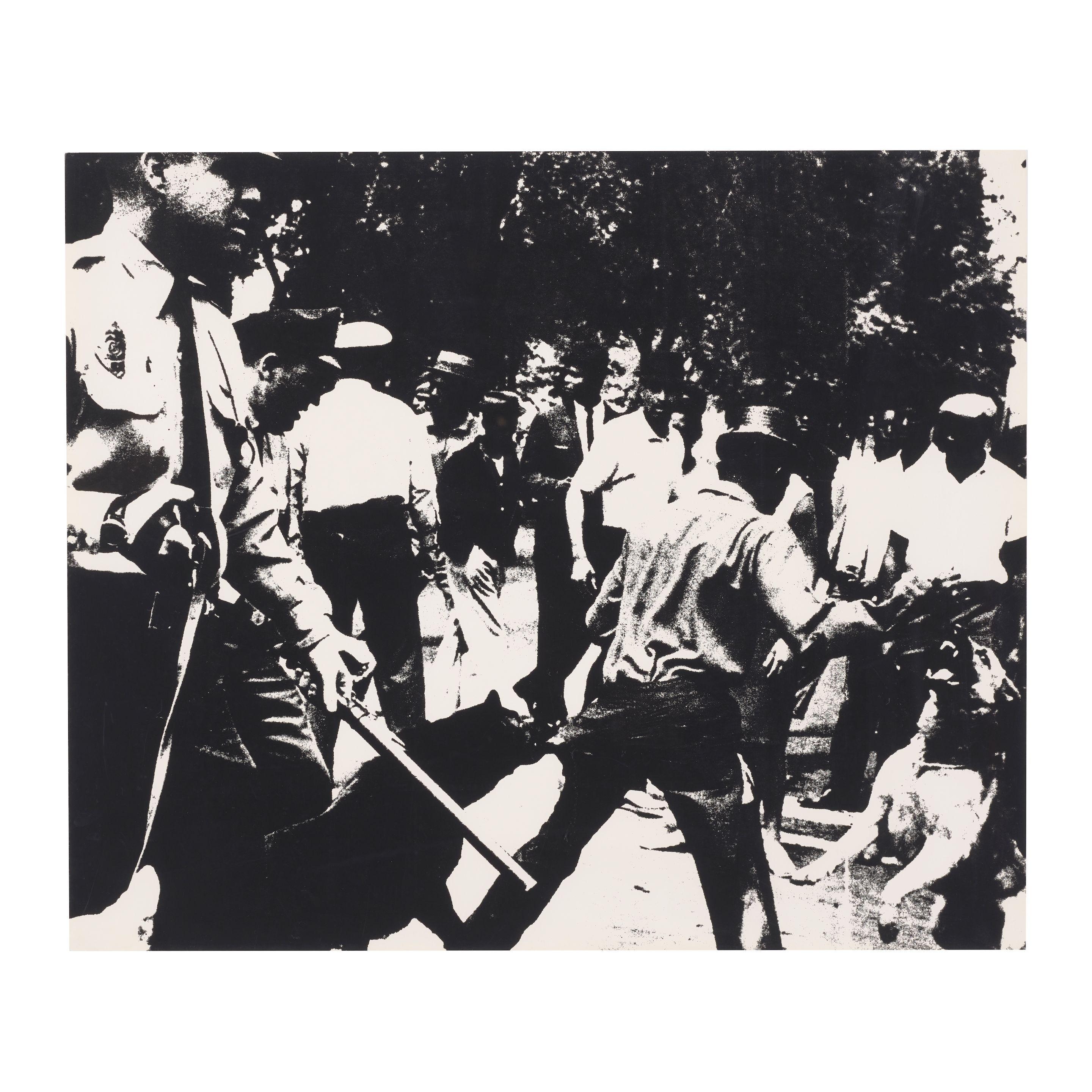 Andy Warhol - Birmingham Race Riot, from Ten Works by Ten Painters
