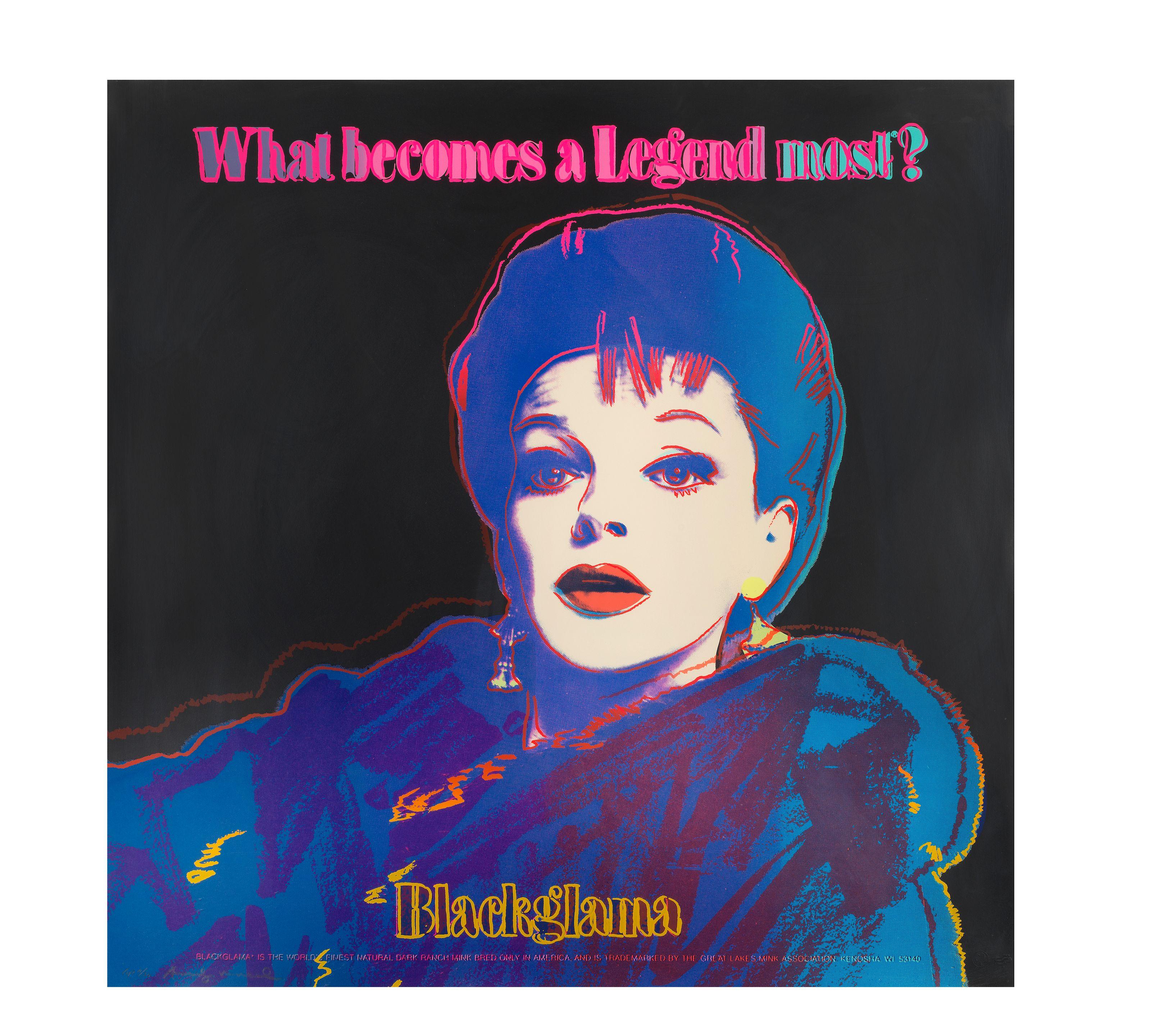 Andy Warhol - Blackglama (Judy Garland), from Ads