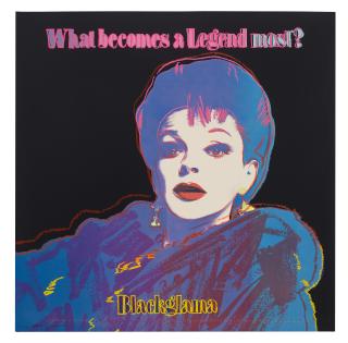 Andy Warhol - Blackglama (Judy Garland), from Ads