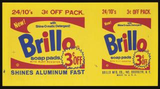 Andy Warhol - Brillo Painting (3 ₵ Off)