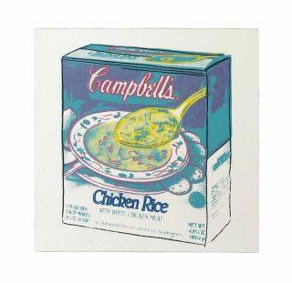 Andy Warhol - Campbell\'S Soup Box: Chicken Rice