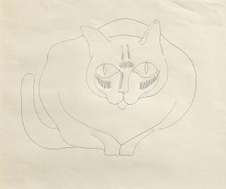 Andy Warhol - Cat, Crouching