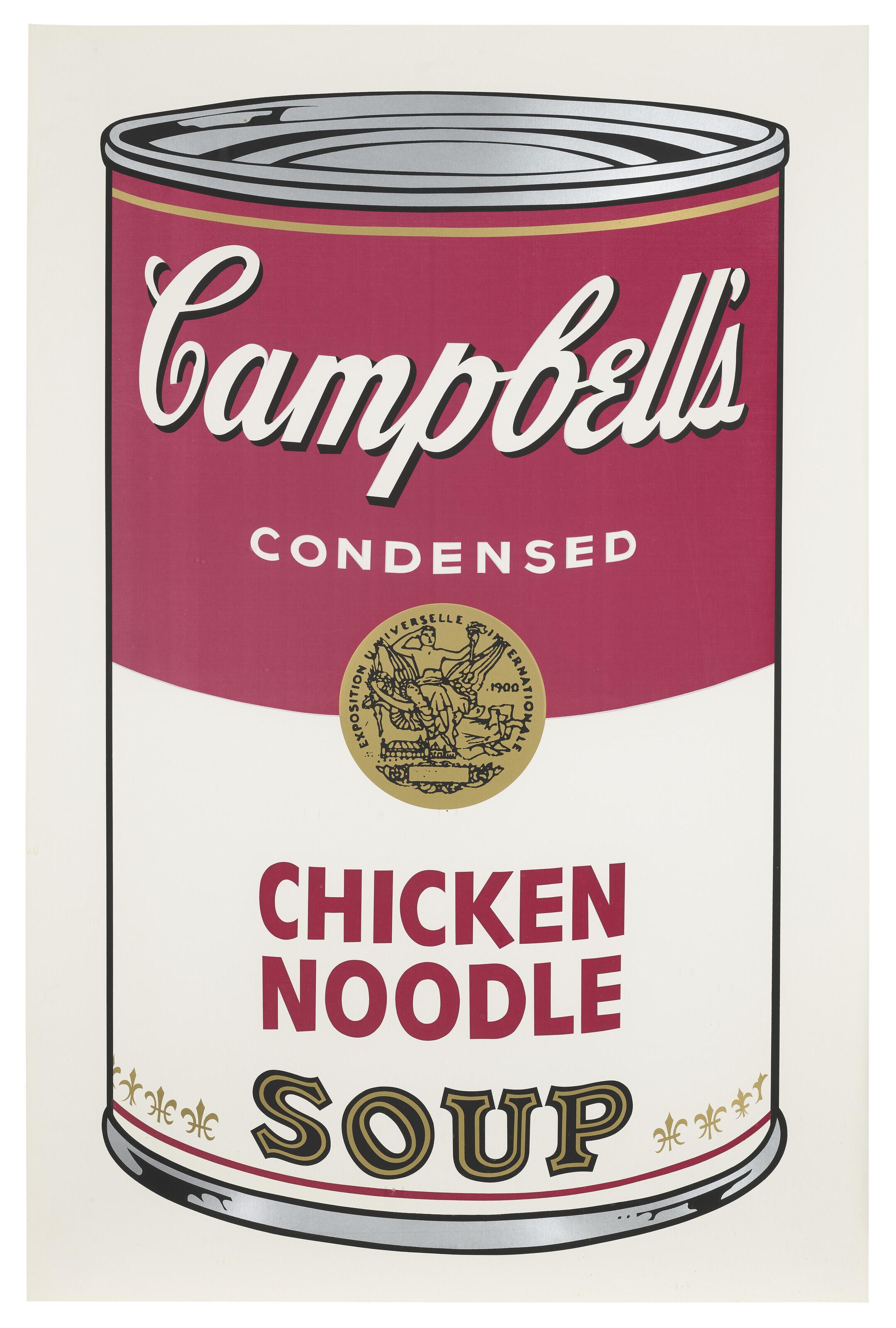 Andy Warhol - Chicken Noodle, from: Campbell\'s Soup I