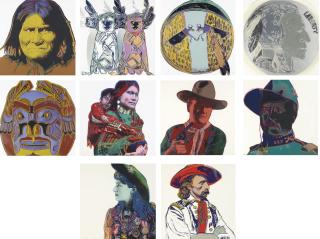 Andy Warhol - Cowboys And Indians (F. & S. 377-86)