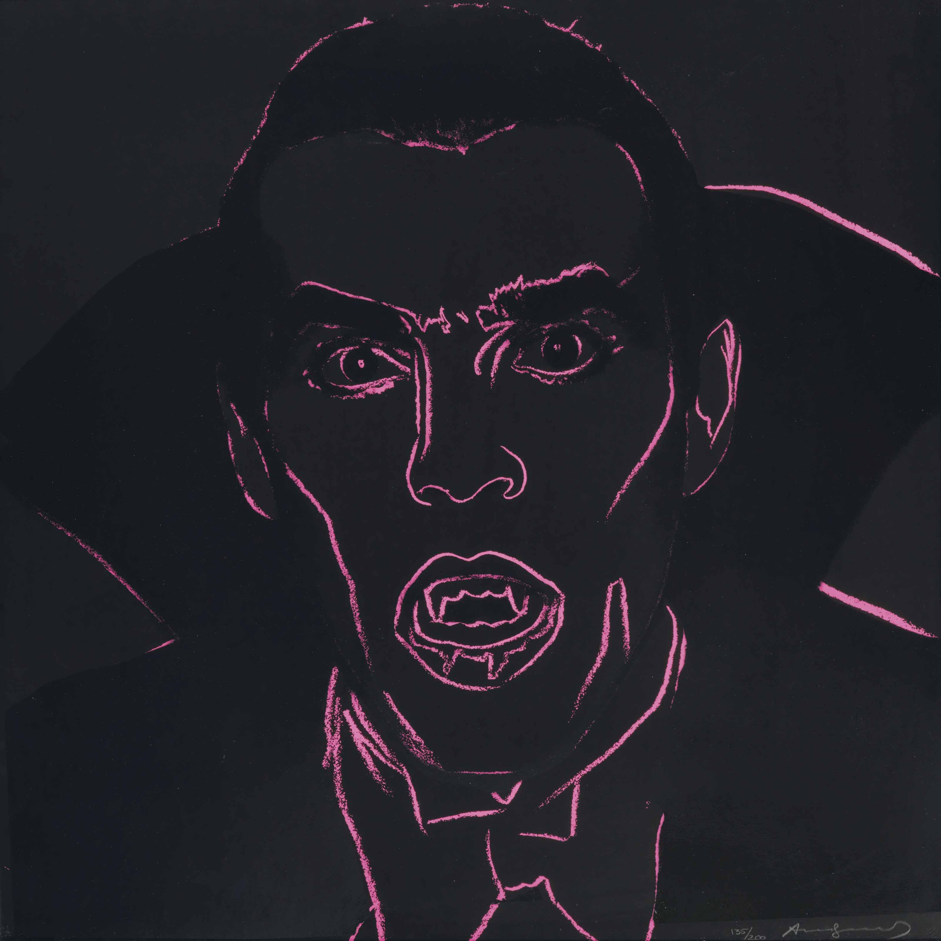 Andy Warhol - Dracula, from Myths