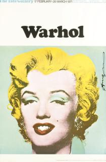 Andy Warhol - Exhibition poster for Warhol: The Tate Gallery [Marilyn] (not in F. & S.)