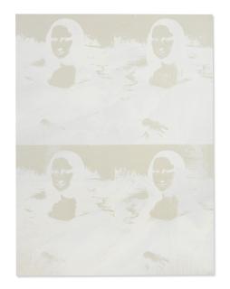 Andy Warhol - Four White On White Mona Lisas (Reversal Series)
