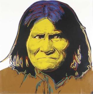 Andy Warhol - Geronimo, From Cowboys And Indians (F. & S. II.384)