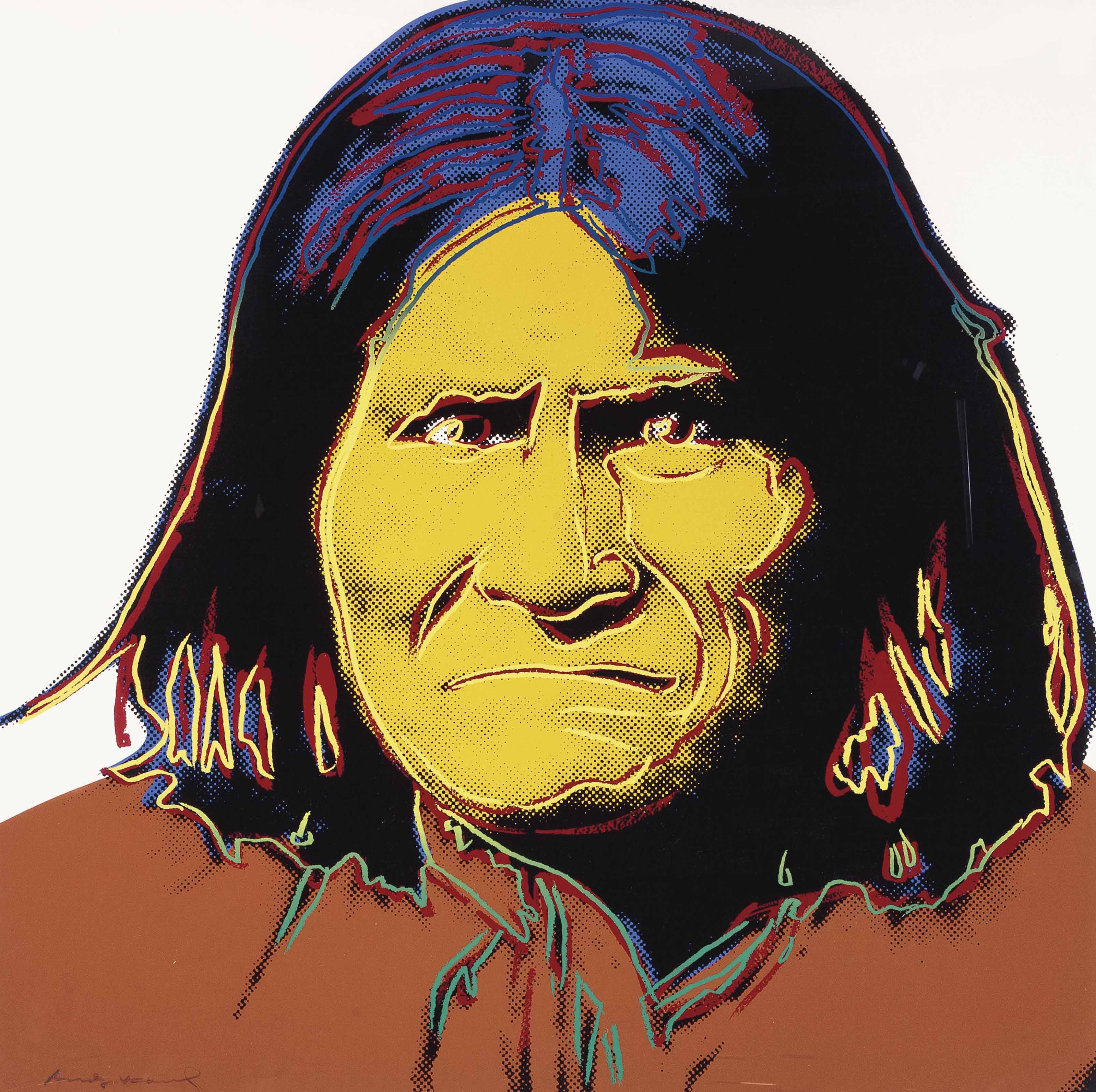 Andy Warhol - Geronimo, From Cowboys And Indians