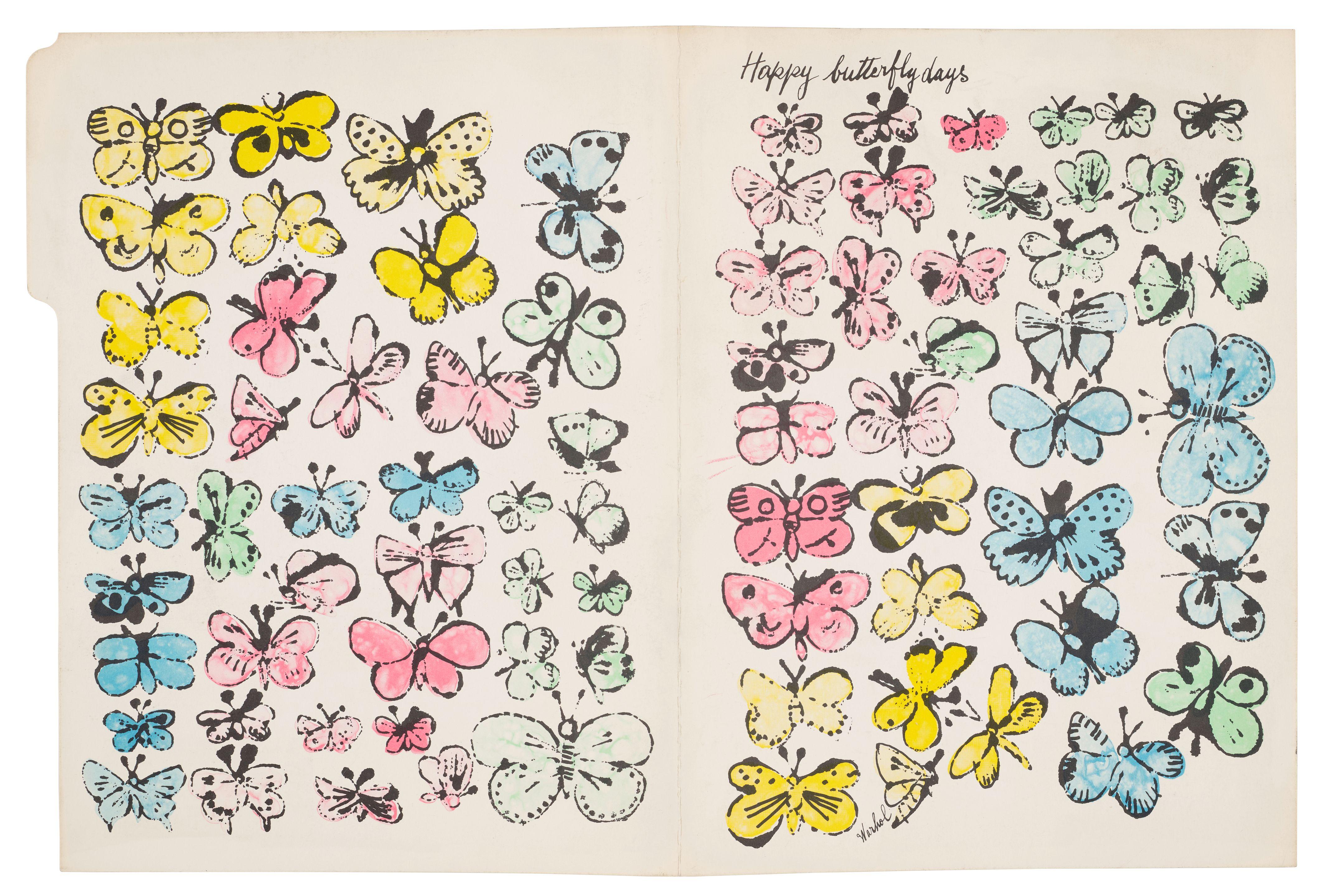 Andy Warhol - Happy Butterfly Days