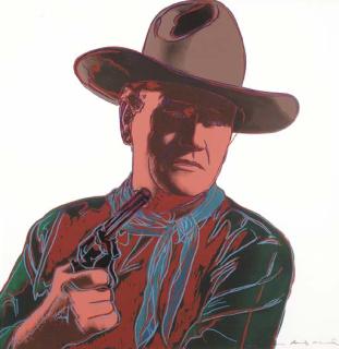 Andy Warhol - John Wayne, from Cowboys and Indians (F. & S. 377)