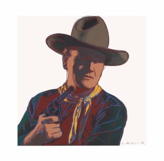 Andy Warhol - John Wayne, from Cowboys and Indians