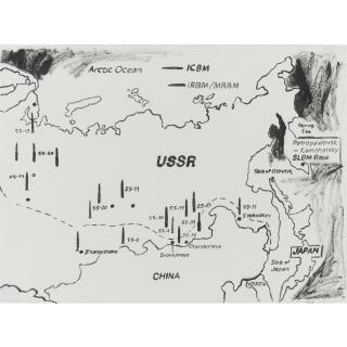 Andy Warhol - Map: Eastern Ussr, China, Japan, And Korea