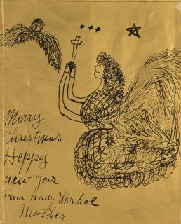 Andy Warhol - Merry Christmas Happy New Year from Andy Warhol [sic] Mother