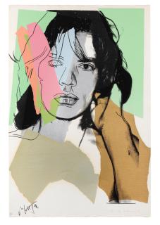 Andy Warhol - Mick Jagger, from Mick Jagger Portfolio, 1975