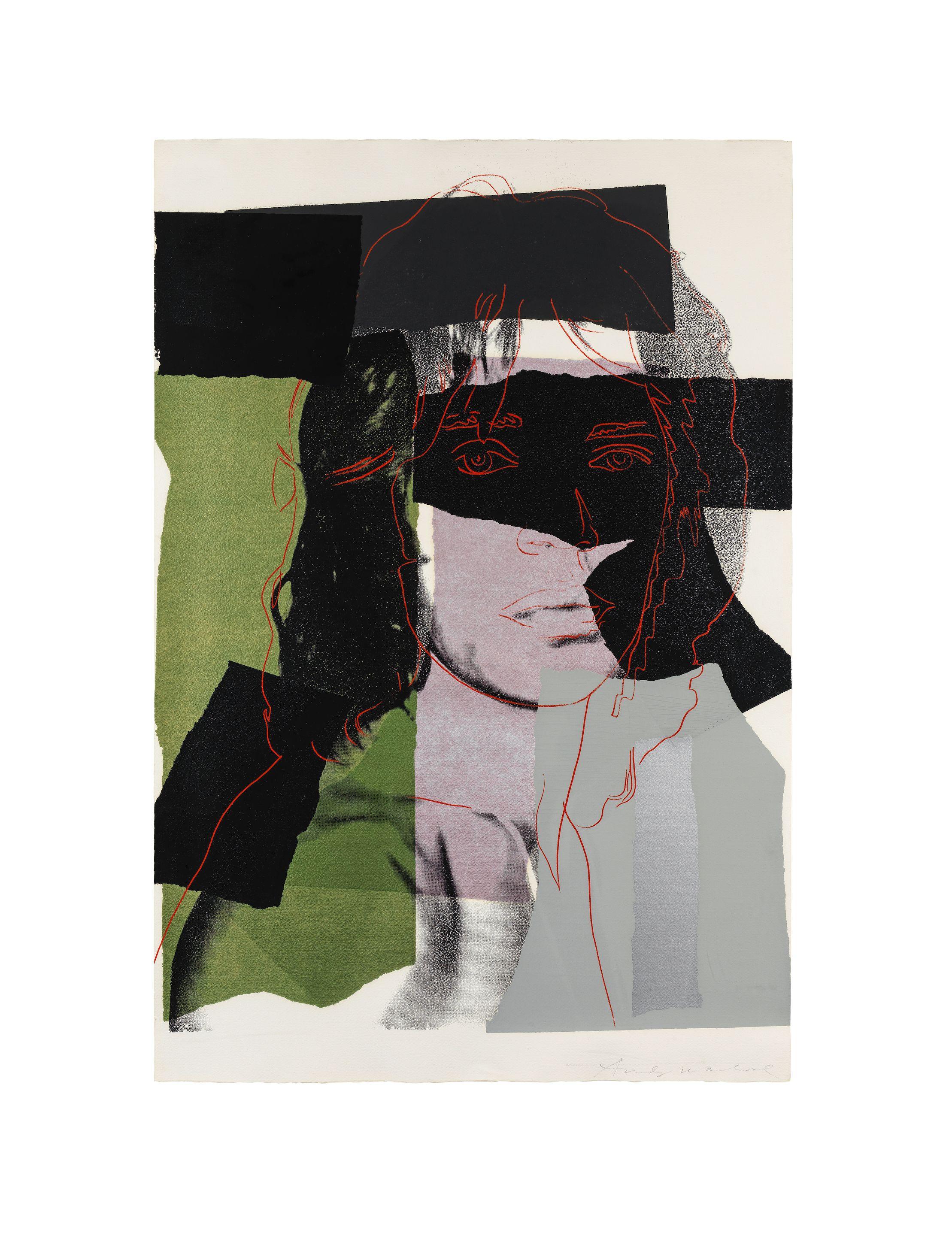 Andy Warhol - Mick Jagger, from Mick Jagger Portfolio