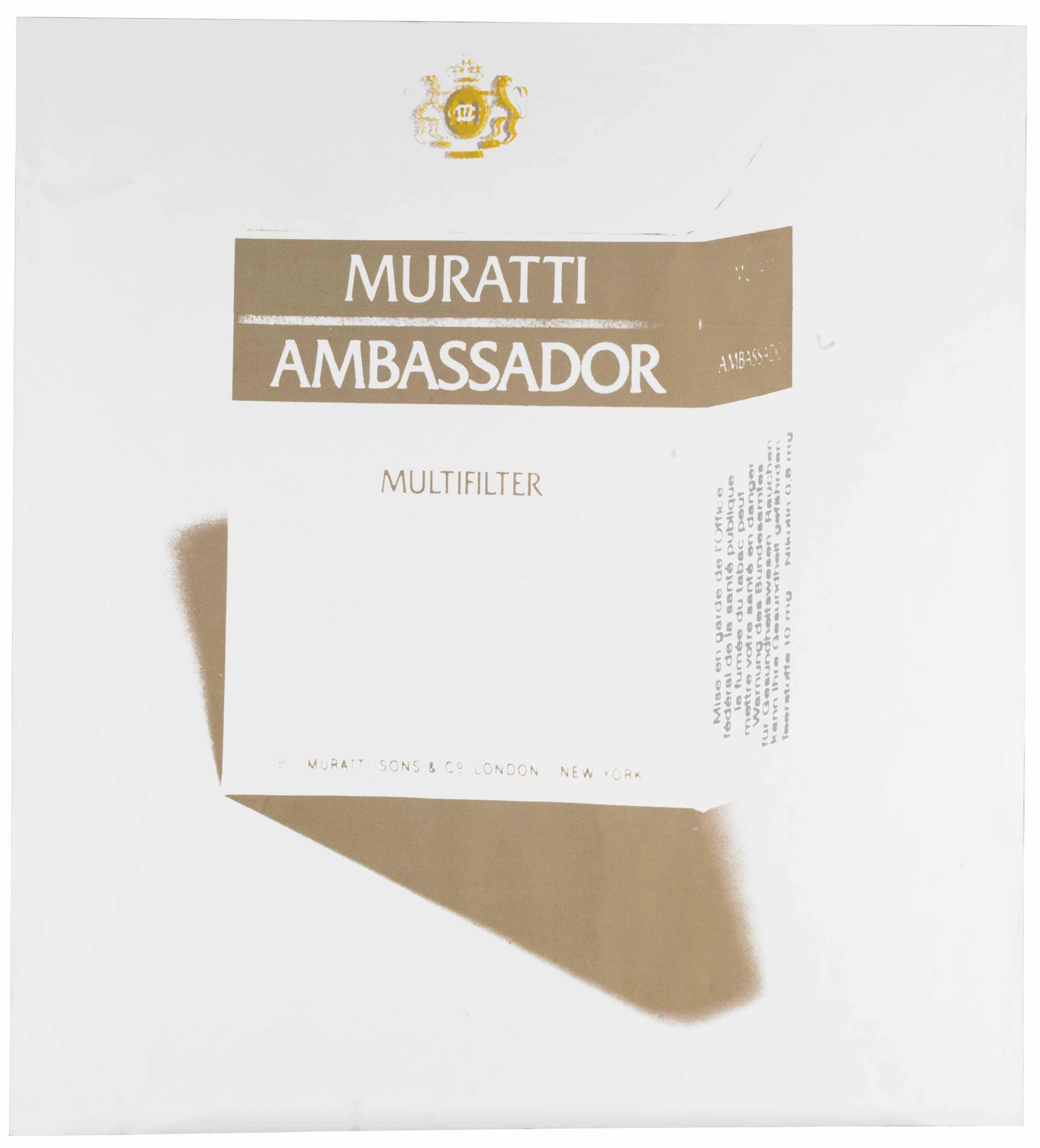 Andy Warhol - Muratti Ambassador Cigarettes