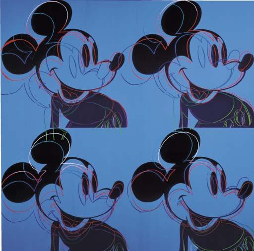 Andy Warhol - Myths (Mickey Mouse)
