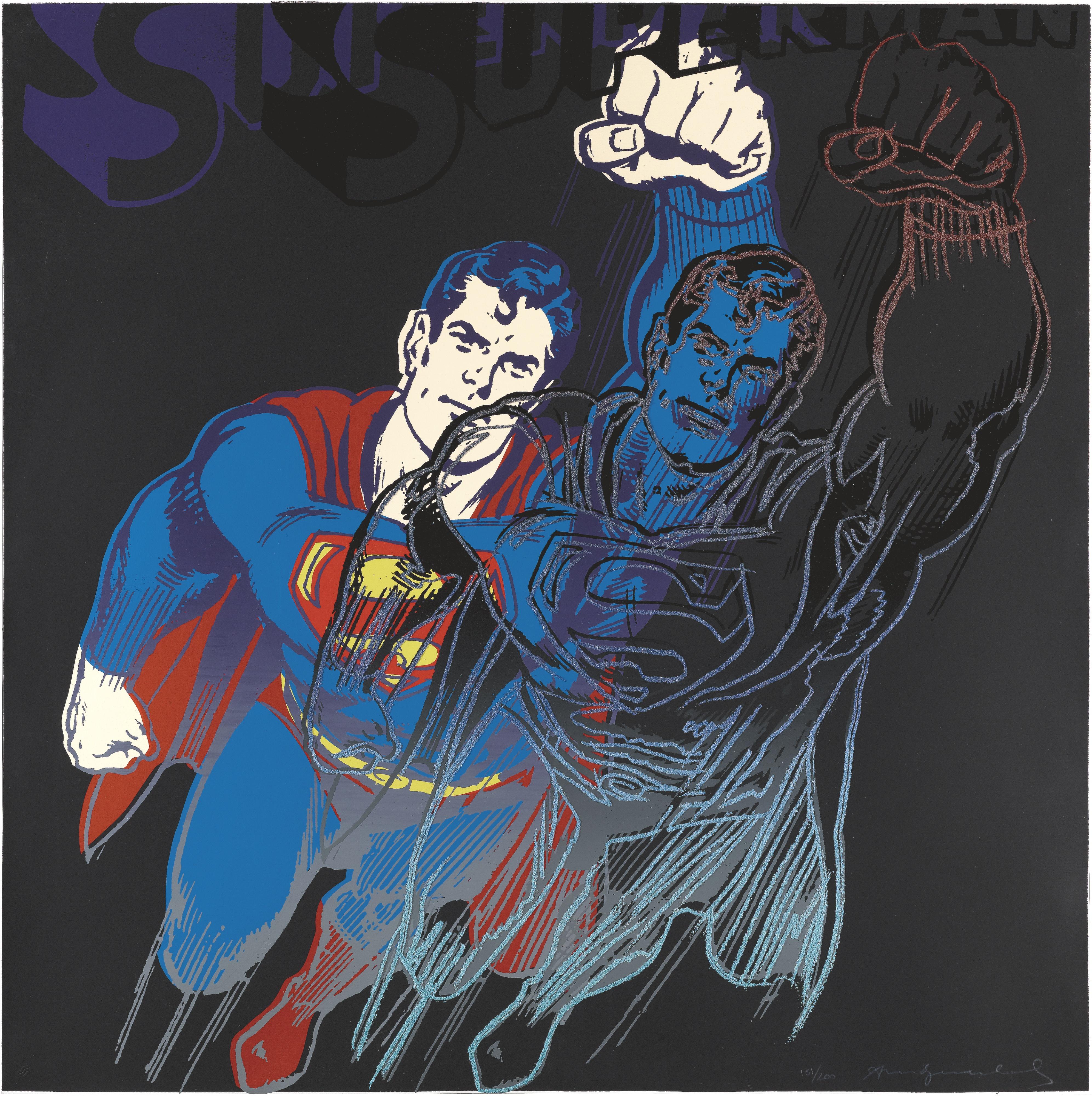 Andy Warhol - Myths: Superman (Feldman & Schellmann Ii.260)