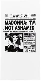 Andy Warhol - New York Post (Madonna: I\'M Not Ashamed)