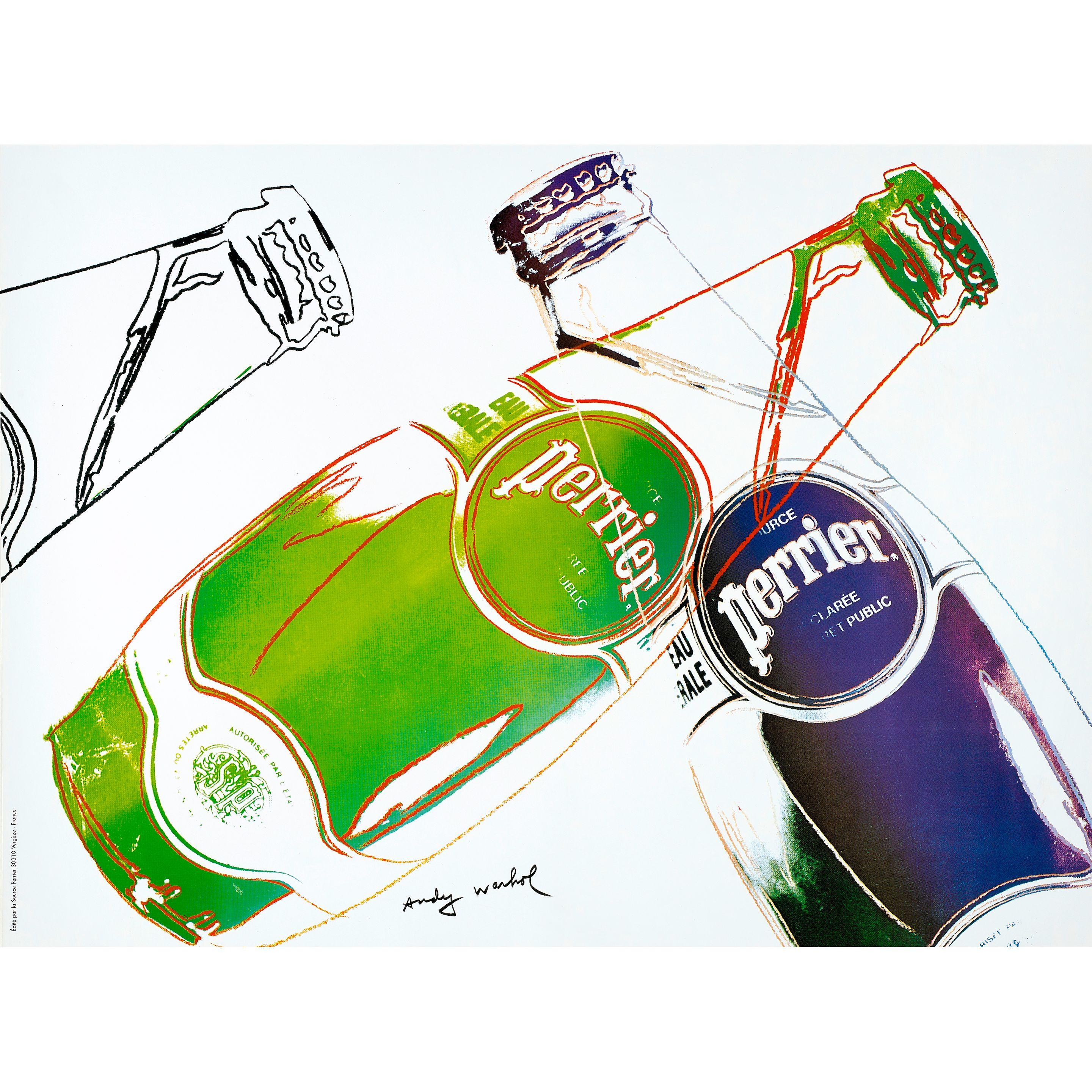Andy Warhol - Perrier (White)