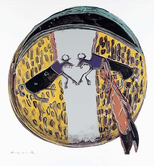 Andy Warhol - Plains Indian Shield, From Cowboys And Indians (F. & S. Ii.382)