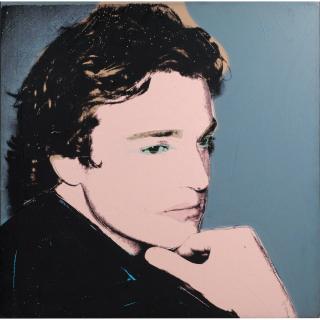 Andy Warhol - Portrait Of Jamie Wyeth (French Blue Background No.2)