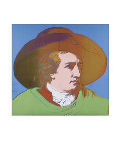 Andy Warhol - Portrait Of Johann Wolfgang Goethe