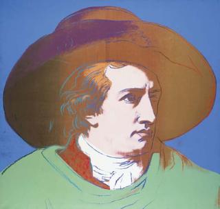 Andy Warhol - Portrait of Johann Wolfgang von Goethe