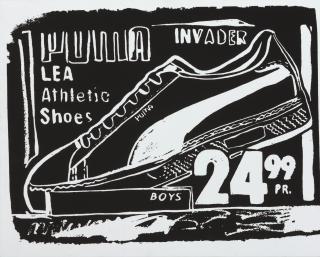 Andy Warhol - Puma Invader - Negative