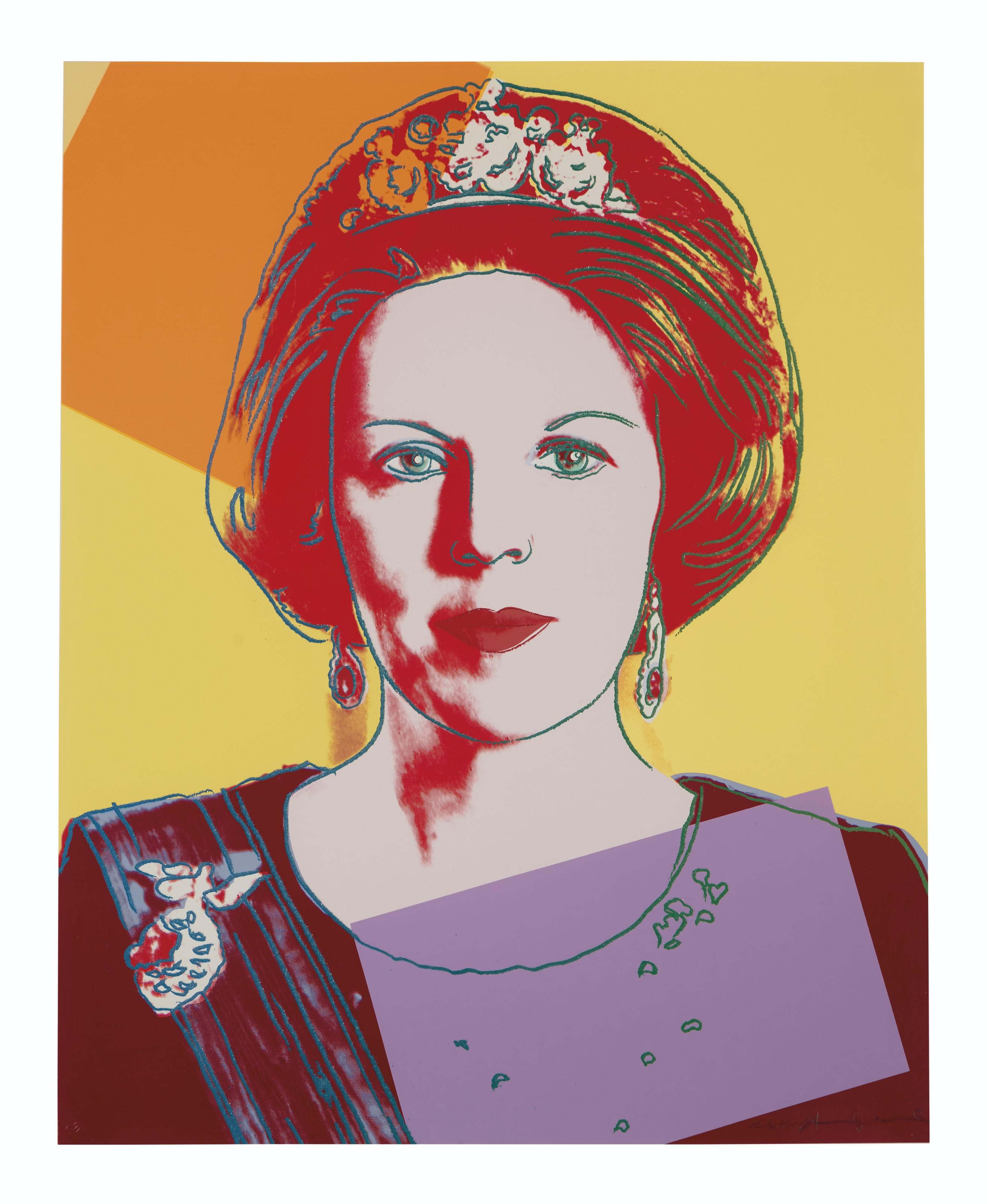 Andy Warhol - Queen Beatrix, from Reigning Queens (Royal Edition)