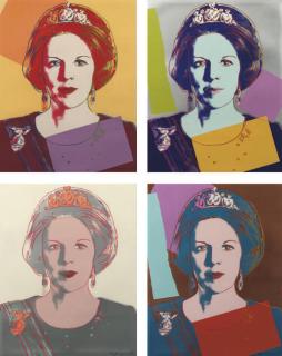 Andy Warhol - Queen Beatrix Of The Netherlands, From: Reigning Queens (Feldman And Schellmann 338-341)