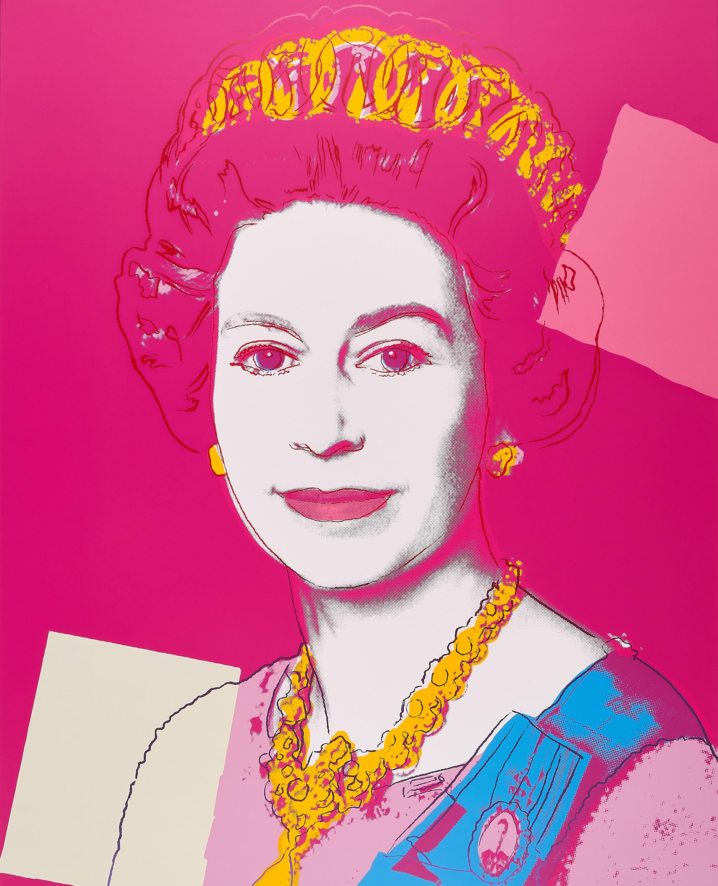 Andy Warhol - Queen Elizabeth II of the United Kingdom (Aus: Reigning Queens 1985).