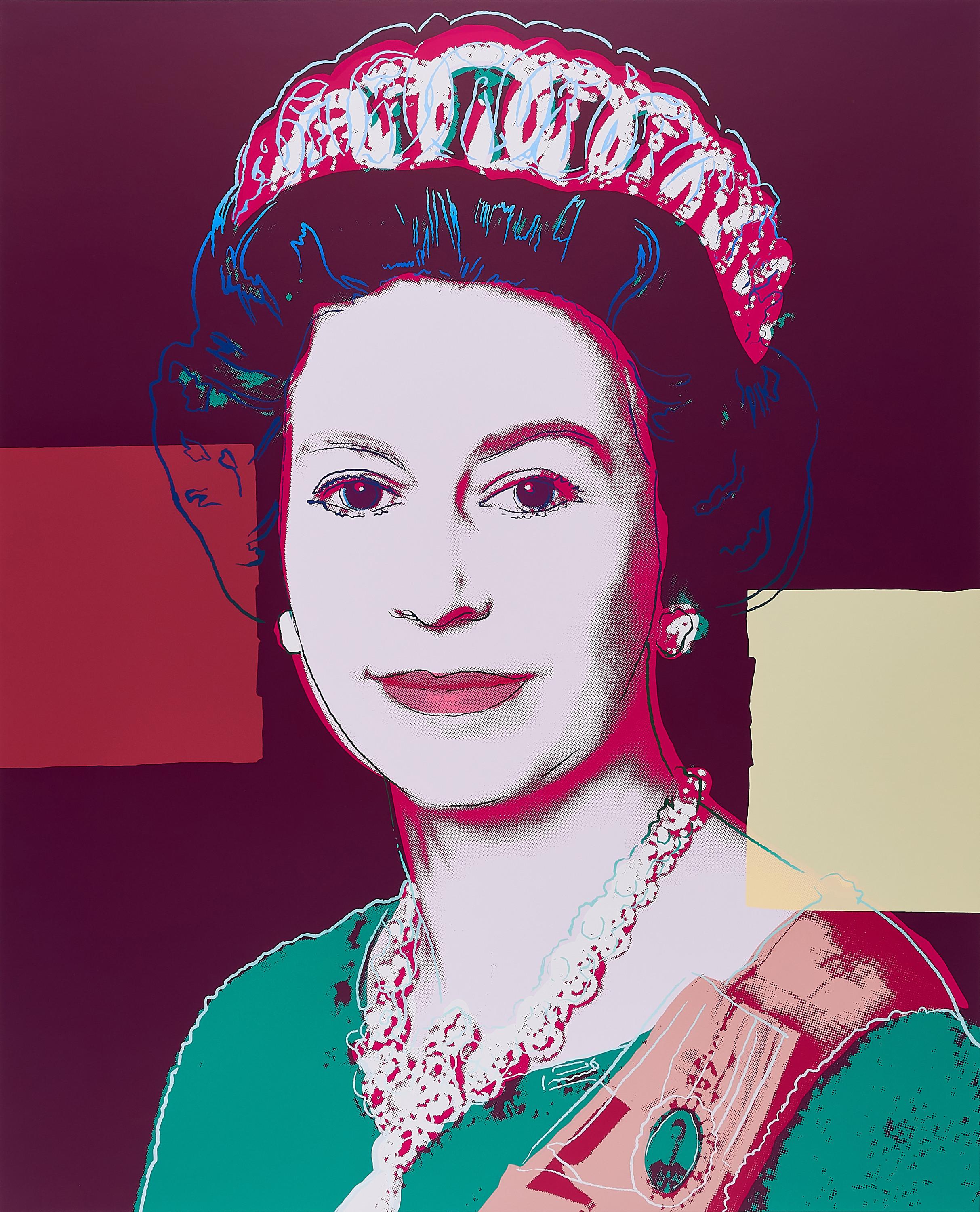 Andy Warhol - Queen Elizabeth II of the United Kingdom (Aus: Reigning Queens 1985).