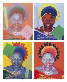 Andy Warhol - Queen Ntombi Twala of Swaziland, from Reigning Queens (Royal Edition) (F. & S. II.346-349)